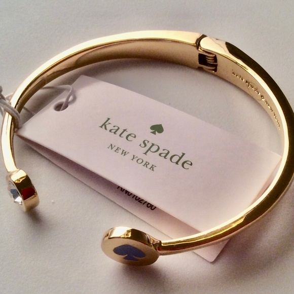 NWT ! Kate Spade Spot the Spade Bangle Bracelet - Picture 6 of 7